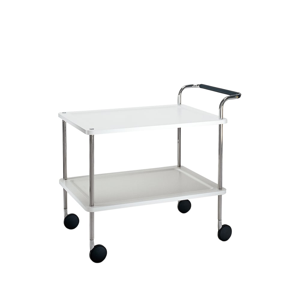 SMD Design Trolley Square serveringsvagn vit, kromstativ