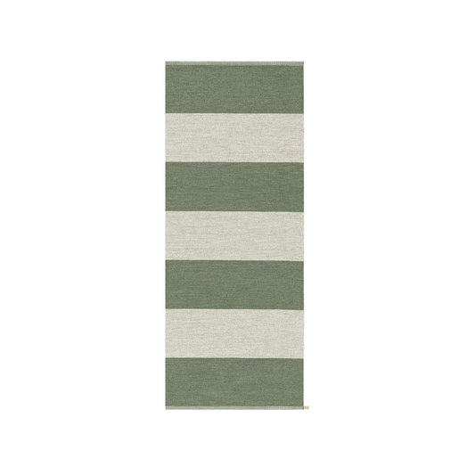 Kasthall Wide Stripe Icon Flurteppich Grey pear 200 x 85cm