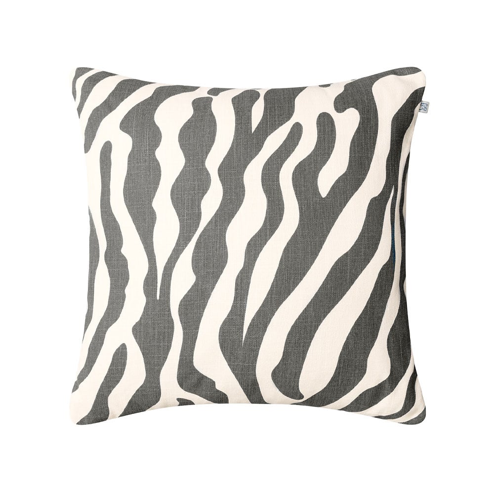 Chhatwal & Jonsson Zebra Outdoor Kissen, 50 x 50 Grey/offwhite, 50cm